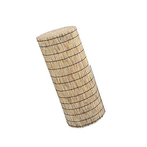 MikusangT Recinzione a lamelle Tende Canna Naturali Tapparelle Avvolgibili Retro Sunshade Recinzioni Decorative Paravento in Lamella per Giardino Avvolgibile Bamboo