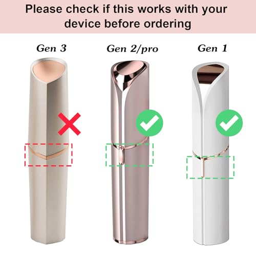Replacement Heads for Flawless Facial Hair Remover, Replacement Blades for Finishing Touch Flawless Hair Removal Gen 2
