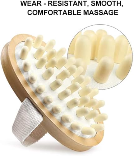 Image of Head Massager for Scalp Wooden, head massager for Stress Relax, Pain Relief Dandruff Reduction Hair Growth, Spa Brush, Scalp Exfoliator Improve Lymphatic Circulation, Brown, Pack of 1 (White)
