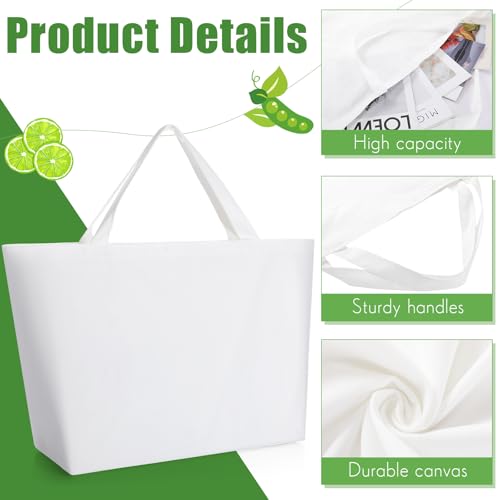Sac fourre-tout extra large en toile lavable et ultra résistant - 3