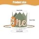 dinghaole Baby First Birthday Crown Green Lion Wild One Hat Birthday Decorations 1st Birthday Hat, Suitable For Children’S Birthday Parties, Carnivals, Leave Precious Memories For Children