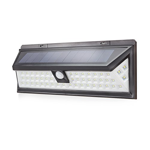 Preisvergleich Produktbild Moderne Solar Wandleuchte und Sicherheitsleuchte mit Bewegungssensor, superhelle Lichtstärke 280 lm, leistungsstarkes 2W Solarmodul, 3 verschiedene Betriebsmodi, esotec 102224
