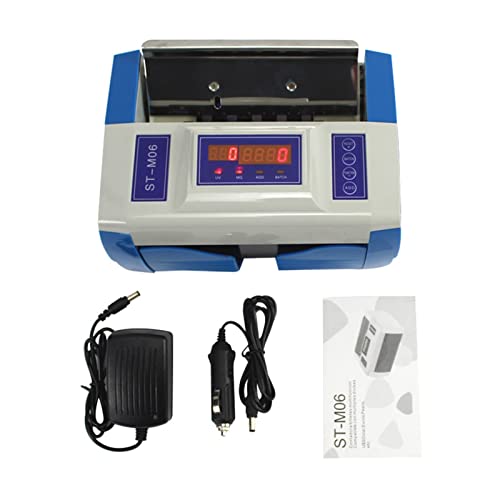 Compteuse de billets M06 portable et compteur de devises Euro et dollars pour commerce