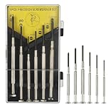 6 Pcs Mini Screwdriver Set,Precision Repair Tool Kit with 6 Different Size Screwdrivers,Professional Small Screwdriver Set,Glasses Screwdrivers,for Eyeglass Repair,Watches, Jewelry