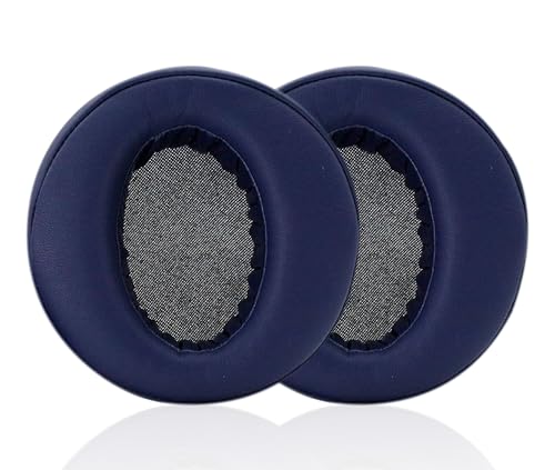 Repuestos de almohadillas para audífonos Sony MDR-XB950BT compatibles | [Azul] Almohadillas suaves aislantes de sonido de alta densidad, material cuero proteico miniatura 1