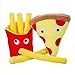 Pizza Pluszowa Plush Pillow Toy, Pizza i frytki nadziewane Plushie, Plushies Śmieszne poduszki do żywności, Super miękkie prezenty na wystrój domu,Pizza,30cm