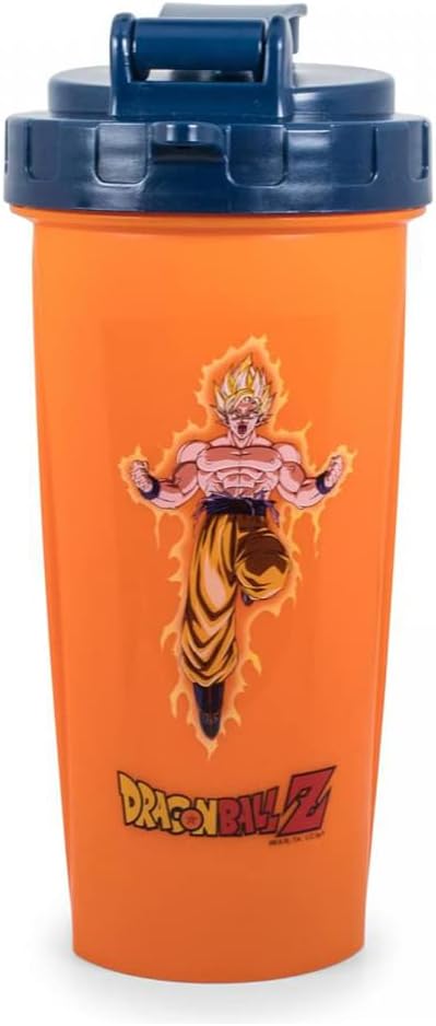 Dragon Ball Z Vegeta Shaker Bottle for Sports, Workout, Smoothies, Protein Shakes
