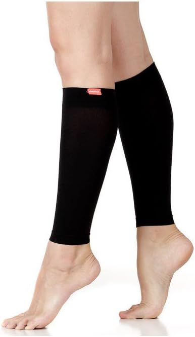 VIM & VIGR Unisex 15-20 mmHg Nylon Compression Sleeves: Solid (Medium/Large)