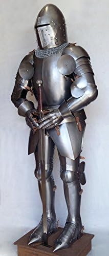 Halloween Medieval Knights Bascinet Suit of Armor Wearable Full Body Armour