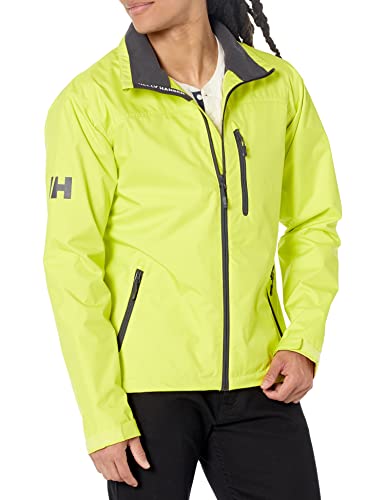 Image of Helly-Hansen mens Crew Midlayer Fleece Lined Waterproof Windproof Rain Jacket