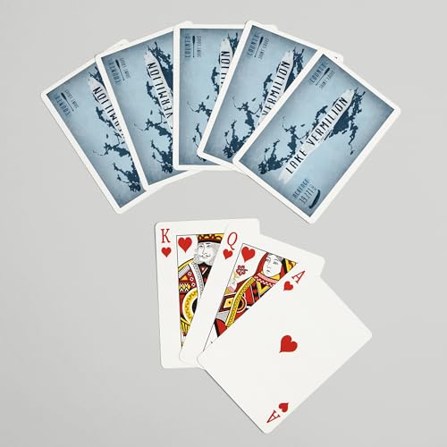 Baraja de naipes Poker Lake Vermilion 52 cartas miniatura 7