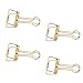 32mm Gold Metal Clips, Hollow Tail Paper Clamps for Office School Home Use, 50Pcs Office Supplies