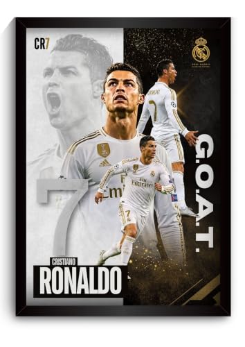 Image of Funk You Store Poster | Framed F1 Car A4 Sized (31 x 23 cm) | F1 Poster | n Car Posters for Wall, Gift for Boys, Formula 1 Frames | Formula 1 Frame (Ronaldo Real Madrid)