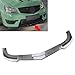 Cnthan7 3Pcs Spoiler Lip Front Bumper Bumper Guard Strip Carbon Fiber Black ABS For Mercedes Benz C Class W204 C63 Sedan 2011-2014