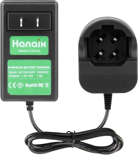 Hanaix 4.8V-7.2V Charger Fit for Dremel Battery 755-01 750-0