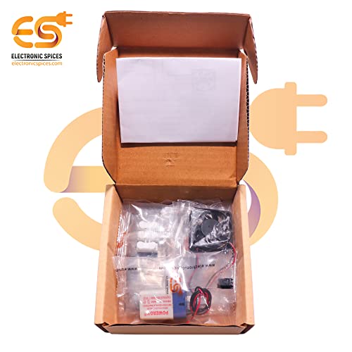 Image of Electronic Spices Diy Mini Solar Rechargeable Exhaust Fan Kit (Solar, Switch, Push Connector, Cooling fan, Battery) With Video Tutorial & User Manual Solar Powered Toy Kit