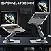 VIGLT Laptop Stand for Desk - Adjustable Height Laptop Riser with 360° Rotating Base, Foldable and Portable Laptop Stand, Suitable for All 10”-17” Laptops.