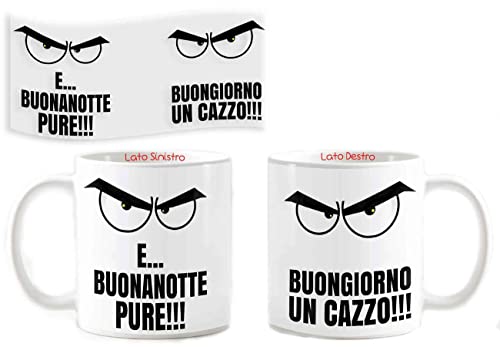 csm informatica Tazza Mug Divertente colazione Scherzo Parolacce Buongiorno un