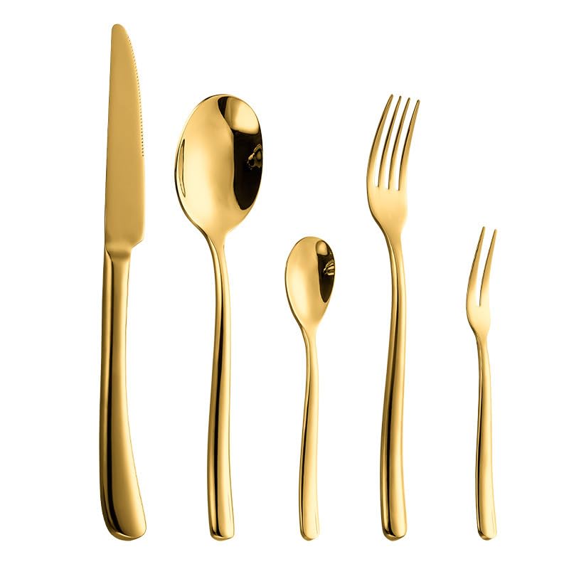 Set Cubiertos Cocina 40 Piezas Acero Inox Base