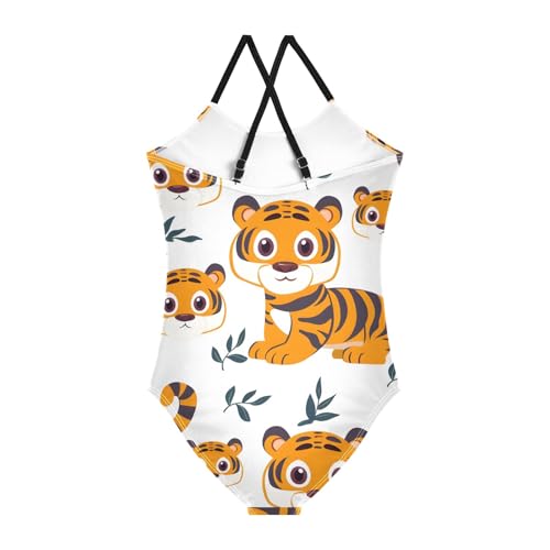 Image of Paris Eiffel Tower Theme Girls Swimsuit One Piece Bathing Suit Beach Swimwear with Adjustable Straps