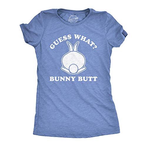 Womens Guess What Bunny Butt T Shirt Funny Easter Sunday