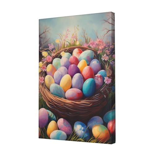 Impression sur toile d'œufs de Pâques pour illuminer la décoration de votre chambre