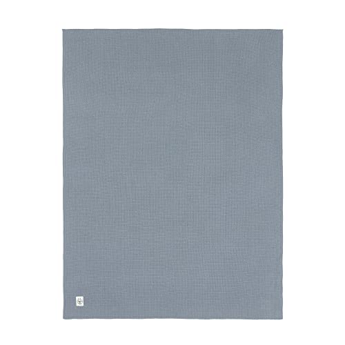 Couverture en tricot bébé bleu clair LÄSSIG le cadeau de naissance idéal