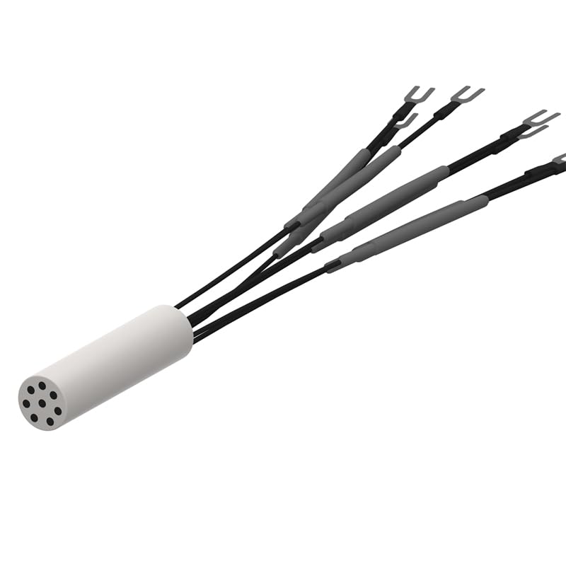 Electrodo de trabajo de matriz electroquímica, carbono vidrioso, 2mm, 3mm, for laboratorio(Two Wires 3MM)