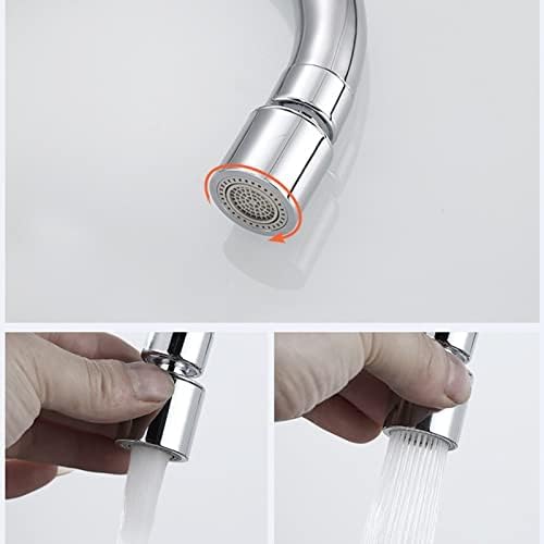 3 Voies De Cuisine 3 En 1 Avec Sortie D'eau Potable Filtrée Pour Filtre À Eau Raccord D'évier Rotatif À 360° Chrome Monomode,Noir,mode Unique