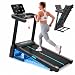 GEOTECH Foldable Treadmill for Home with 15% Auto Incline, 5.0HP Brushless Motor, 14KM/H Running Machine Walking Machine with Handle, Heavy Duty Treadmill for Heavy People 180KG, Large Running Belt