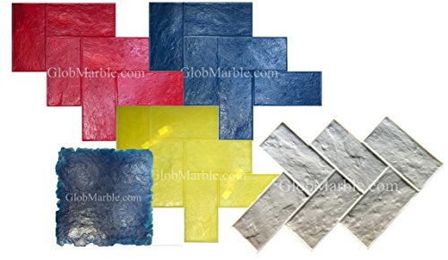 Concrete Slate Pattern Stamps SM 3200. 40 x 32 inches (SM 3200/S-5)