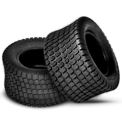 Parts-Diyer 24x12.00-12 Lawn Mower Tires 24x12.00x12 Tractor Turf Tire 24x12.00-12 NHS Tires 6PR Ply Tubeless Set of 2