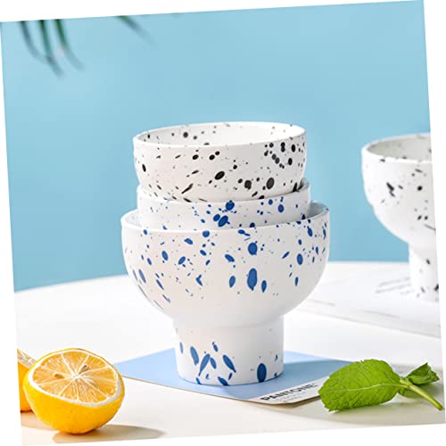 Bol à glace noir en céramique pour vos réceptions et buffets - 8