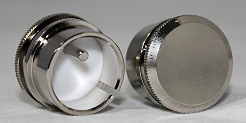 XLR Male Noise Reducing Caps - PTFE (Teflon) Insulation - Nickel Plated - Pack of 4