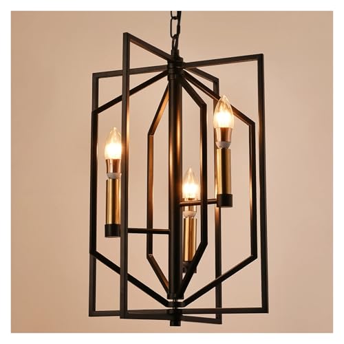 Vintage Industrial Cage Led Modern Pendant Light Indoor Chandelier Hanging