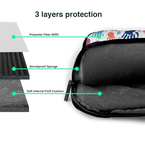 Maletín portátil impermeable para laptop 14 pulgadas miniatura 5
