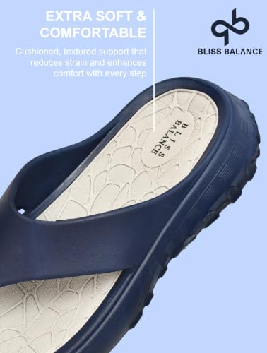 Image of Extra Soft Premium Slippers with Soft Acupressure Comfortable & Light Weight Stylish & Anti-Skid Classic Ultra Soft Casual Waterproof & Everyday Flip Flops BB155