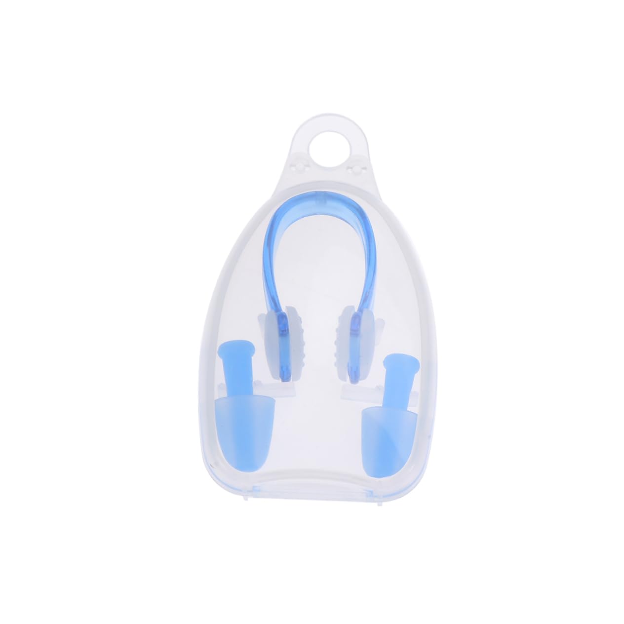 UKCOCO Practical Swimming and Nose Clip for Adults Comfortable Protector for Pool Activities Blue Swimming Gear for Men and Women