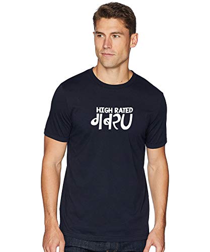 Image of T-Shirt for Men HIGH Rated GABRU Hindi Funny Typography tees