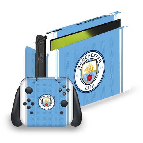 Skin Vinyle Manchester City pour Nintendo Switch OLED par Head Case Designs