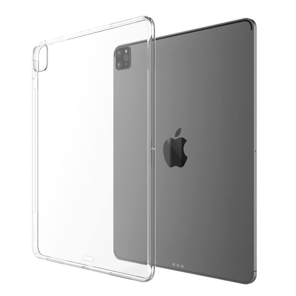 Demacia Clear Case for iPad Pro 11 inch, Transparent Slim Silicone Flexible Shockproof Tablet Back Cover Shell Compatible with iPad Pro 11" 2018/2020