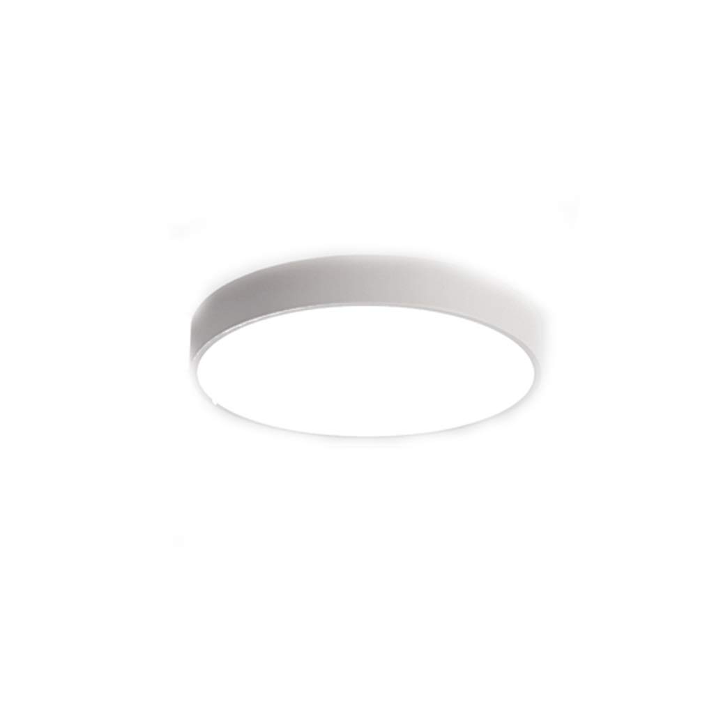 Lampe de salon plafonnier LED blanc mince pour éclairage de balcon
