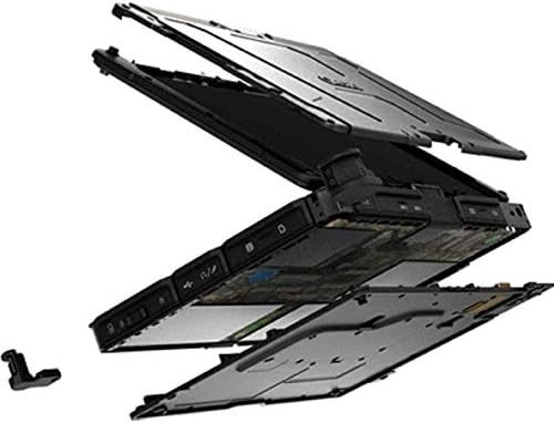 Top-down view of the Getac V110 keyboard and touchpad