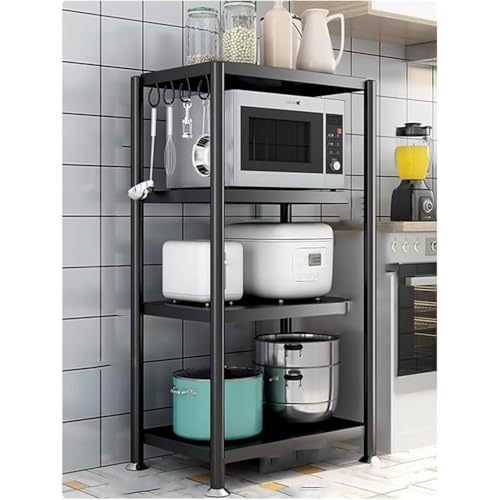 キッチンラックディアローーリング移働多機能高さ調整可能ロッカーステンレスレンジ収納棚大容量おしゃれ家庭用業務用 (50*35*120-4層,A)