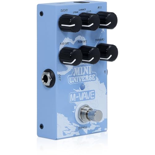 M-VAVE Mini Universe Pro Guitar Reverb Pedal - 9 Digital Effects...