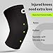 Crucial Compression Knee Sleeve (1 Pair) - Best Knee Braces for Knee Pain for Men & Women - Non-Slip Knee Support for Running, Weightlifting, Basketball, Gym, Workout, Sports