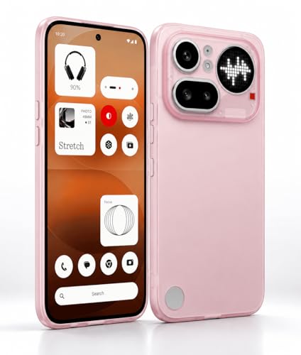 Image of FIRST MART Back Cover for Nothing 4A Pro 5G | Ultra-Thin Frosted Matte Semi-Transparent Silicone Case, Anti-Slip Grip, Precise Fit | Baby Pink