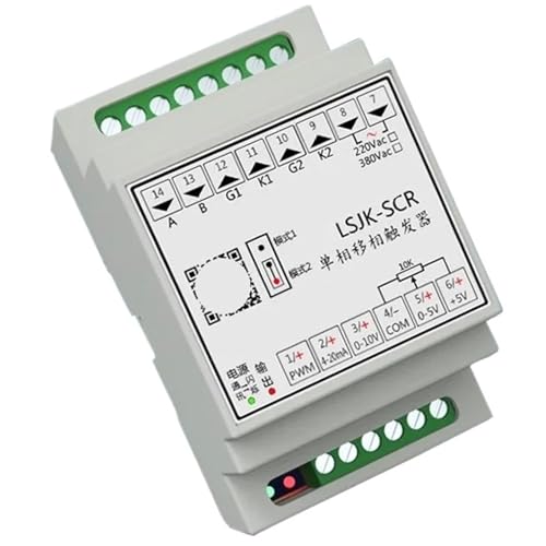 Contrôleur de cycle monophasé LSJK-SCR à déclencheur RS485 pour automatisation de four de fonderie