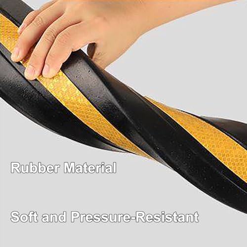Protection d'angle de garage en caoutchouc L argent durable
