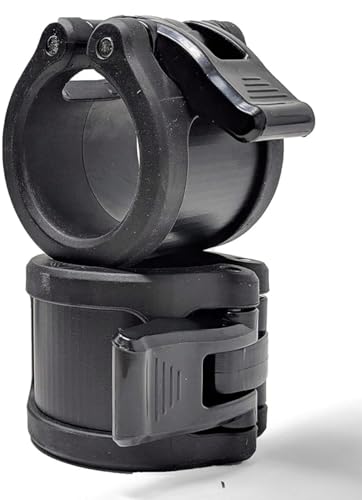 Clout Fitness Pro Elite Olympic Barbell Clamps Collars Quick Release